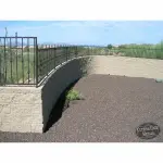 Custom metal fencing with knuckles and spears