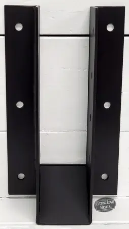 black-powder coat front long Angled Joist Hangers – Full Flange
