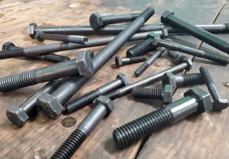 Black Oxide Hex Bolts