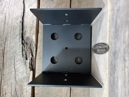 Uplift Post Base - Top View - Black