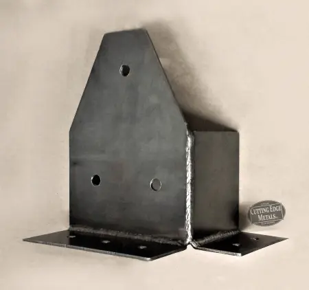 Post Cap Decorative Timber Brackets Black