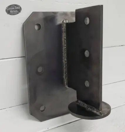 Facemount Round Log Knife Plate Steel Facemount Round Log Knife Plate Steel