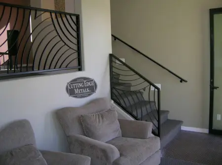 Personalized art decor railing