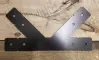 CCBB-4L Black - powder coat 4-Legged Beam Truss Center Bracket - Double Crop