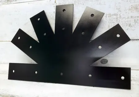 Custom - black Beam Connecting Truss Center Bracket - 7 Leg Custom - black Beam Connecting Truss Center Bracket - 7 Leg