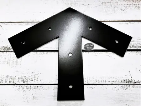 Black painted roof peak- wide bracket