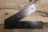 Left - 2-Legged Beam Bracket Truss Corner - Double Crop