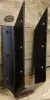 black- powder coated Angle Cropped Bottom Joist Hangers