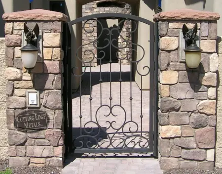Cut Scrolls Custom Ornamental Gate