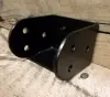 Black - painted Joist Hangers – Rounded with Inside Flange