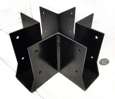 Cross Beam Brackets Black Custom Steel