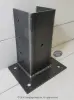 PB-3S - Sided Wood Post Base Brackets
