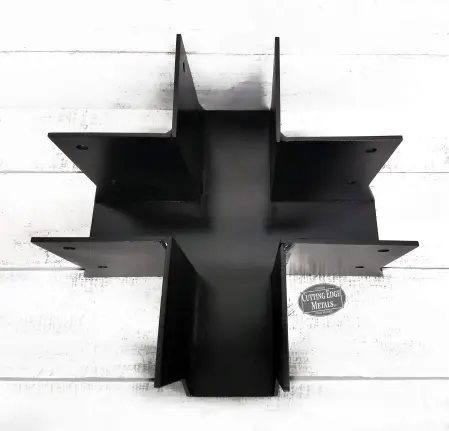 Cross Beam Brackets Black Custom Steel