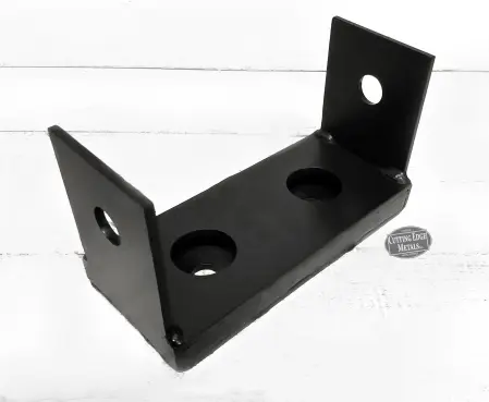 Uplift Post Base Bracket Black Small Curbside