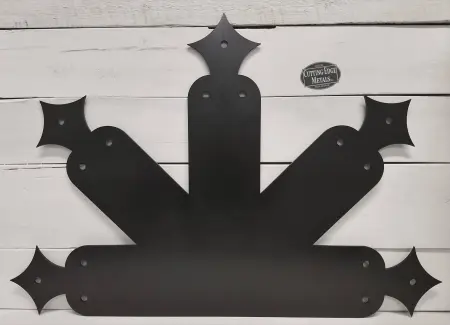 Front- black -Bia Finial Connecting Truss Center Bracket - 5 Leg