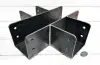 Post Cross Beam Brackets Black Custom Steel