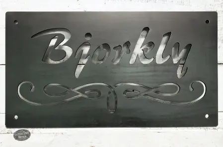 Custom Cursive Name Sign